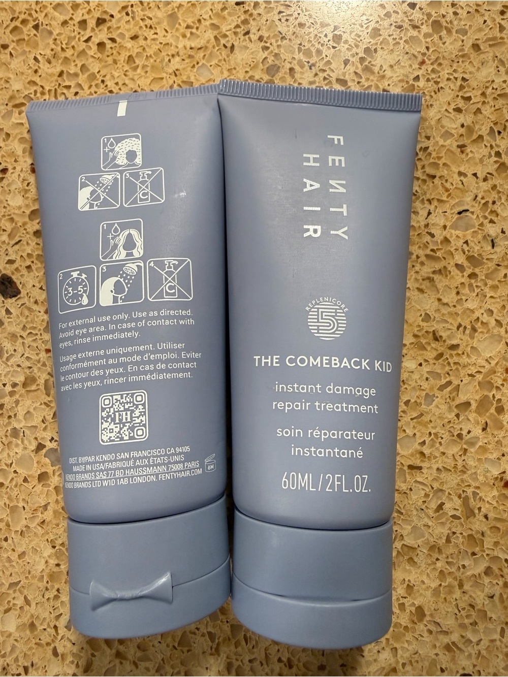 Fenty Beauty Hair The Comeback Kid Instant Damage Repair Treatment - Blue Gray